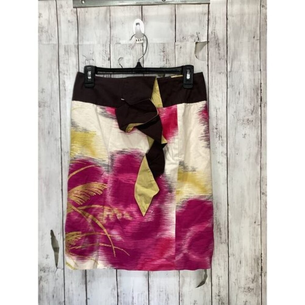 Floreat Anthropologie Beautiful Colors! Summer Breeze Resort Skirt size 0